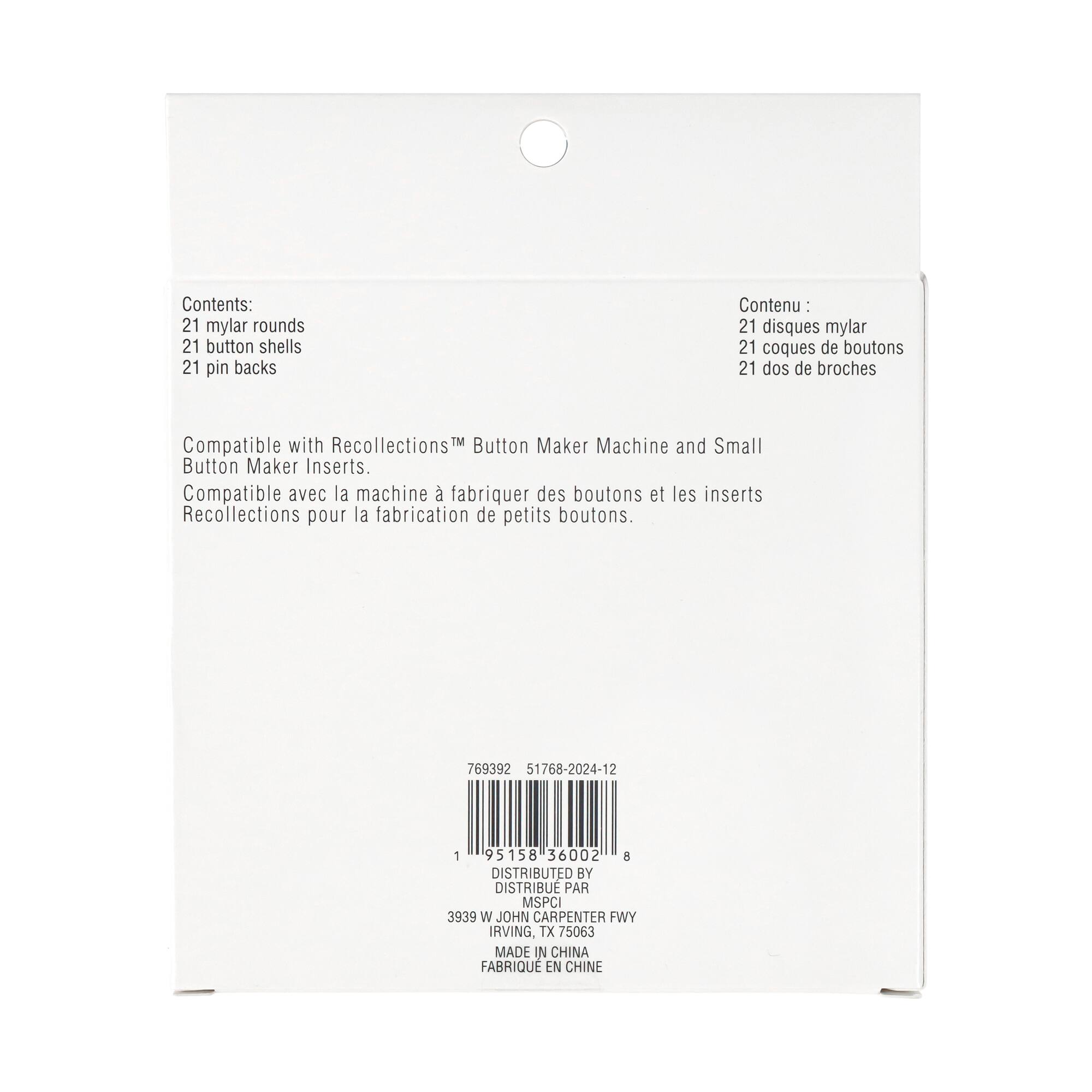 6 Pack: Small Button Pieces by Recollections™